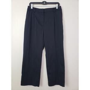 Talbots Bristol Pants Womens 12P Pleated Stretch Work Trouser Office Siren Crop